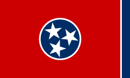 Tennessee Tri-Star Flag
